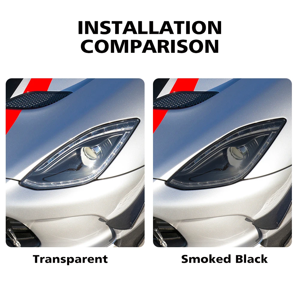 For Dodge Viper 2013-2017 Car Headlight Protective Film Smoke Black High-Gloss Pre Cut TPU PPF Anti-Scratch Vinyl Wrap Film
For Dodge Viper 2013-2017 Car Headlight Protective Film Smoke Black High-Gloss Pre Cut TPU PPF Anti-Scratch Vinyl Wrap Film