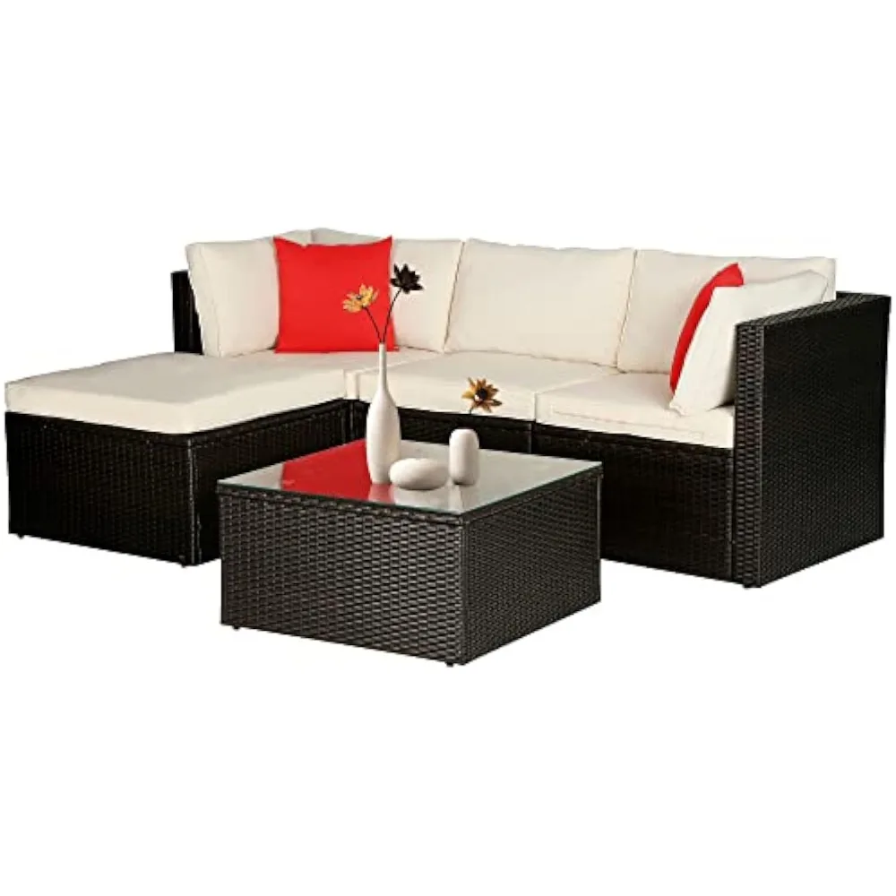 Patio Furniture Outdoor Wicker Sectional Patio Rattan Chair Conversation Backyard Lawn Porch Poolside Balcony Garden Sofa Set
Patio Furniture Outdoor Wicker Sectional Patio Rattan Chair Conversation Backyard Lawn Porch Poolside Balcony Garden Sofa Set