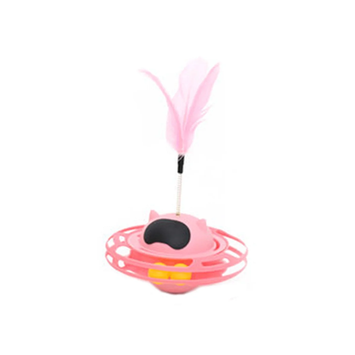AD04-Popular Interactive Cat-Toy, Sturdy Relieve Boredom Trackballs 360 Degree Rotation Kitten Turntable Toy for Pet Supplies B
AD04-Popular Interactive Cat-Toy, Sturdy Relieve Boredom Trackballs 360 Degree Rotation Kitten Turntable Toy for Pet Supplies B