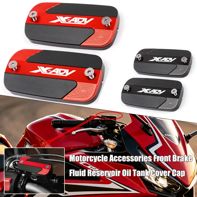 Motorcycle For HONDA XADV X-ADV X ADV 300 750 1000 2017-2021 2022 2023 2024 Brake Fluid Reservoir Cover & Engine Oil Filler Cap
Motorcycle For HONDA XADV X-ADV X ADV 300 750 1000 2017-2021 2022 2023 2024 Brake Fluid Reservoir Cover & Engine Oil Filler Cap