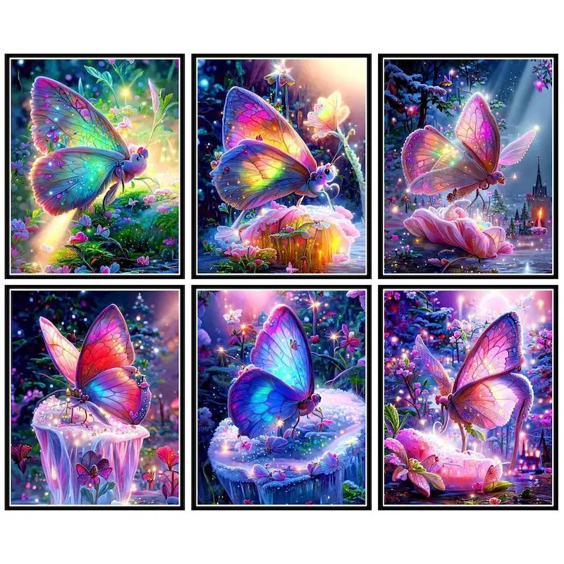 GATYZTORY Full Square Diamond Embroidery Colored Butterfly 5d Diy Diamond Painting Animal Rhinestone Art Wall Decoration
GATYZTORY Full Square Diamond Embroidery Colored Butterfly 5d Diy Diamond Painting Animal Rhinestone Art Wall Decoration