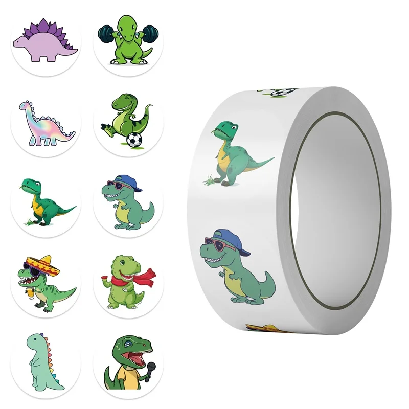 500PCS Kawaii Sunglasses Dinosaur Sticky Paper Sticker Labels Thank You Sticker Sealing DIY Decoration Scrapbooking Supplies
500PCS Kawaii Sunglasses Dinosaur Sticky Paper Sticker Labels Thank You Sticker Sealing DIY Decoration Scrapbooking Supplies