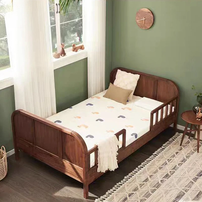 Modern simple bed Nordic Japanese furniture black walnut small apartment solid wood bed 1.2 meters single bed
Modern simple bed Nordic Japanese furniture black walnut small apartment solid wood bed 1.2 meters single bed