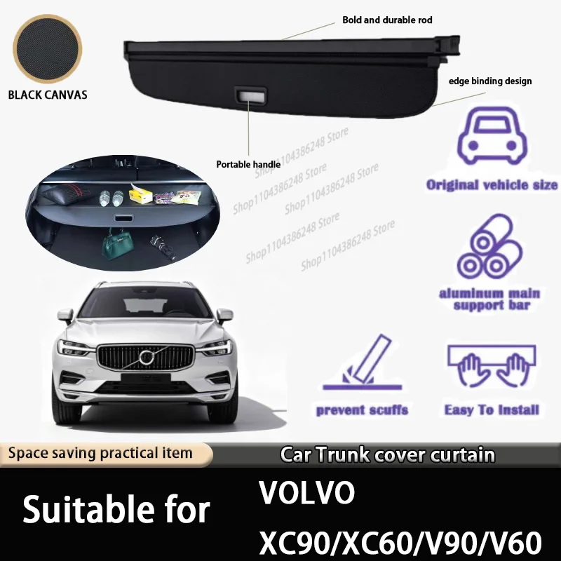 Suitable for VOLVO/XC90/XC60/V90/V60 Trunk Curtain Rear Trunk Storage Partition Bezel Interior Modification Accessories
Suitable for VOLVO/XC90/XC60/V90/V60 Trunk Curtain Rear Trunk Storage Partition Bezel Interior Modification Accessories