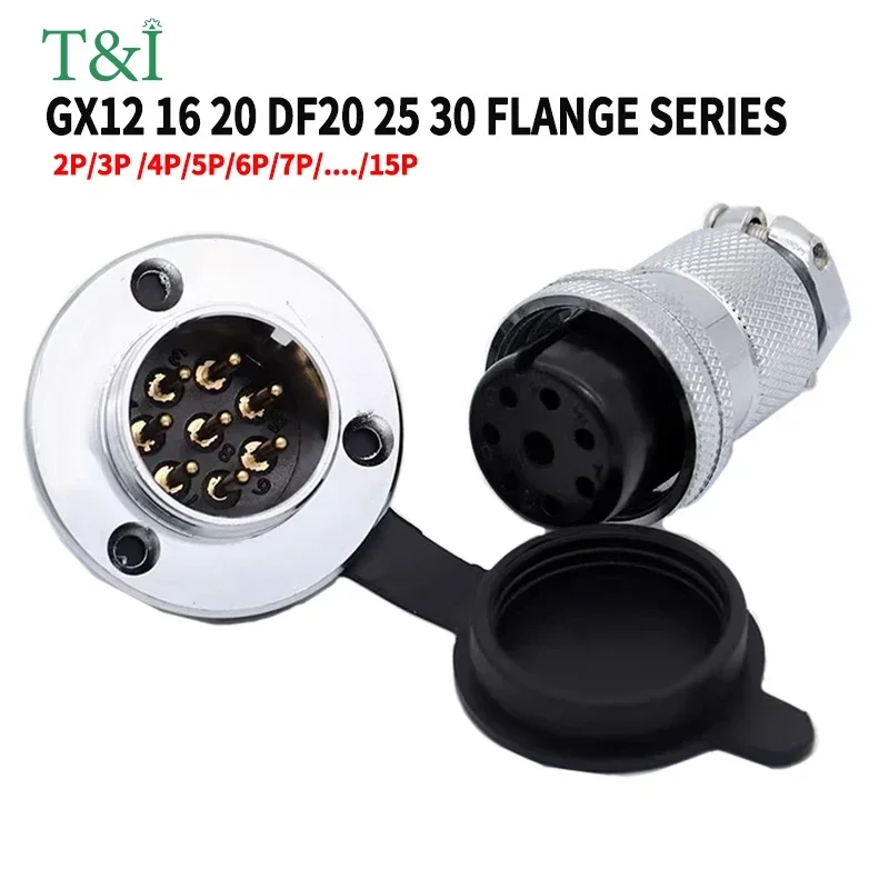 5/100Sets GX12 GX16 GX20/25/30 M25 Aviation Plug Socket Flange Mounting 3-Hole Fixing 2/3/4/5/6/7/8/9/10/12/14/15pin Connector
5/100Sets GX12 GX16 GX20/25/30 M25 Aviation Plug Socket Flange Mounting 3-Hole Fixing 2/3/4/5/6/7/8/9/10/12/14/15pin Connector