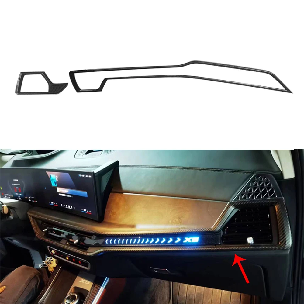 2pcs Real Carbon Interior Kits Dashboard AC Air Vent Cover Panels For BMW X5 G05 LCI X5M G06 G07 2023+
2pcs Real Carbon Interior Kits Dashboard AC Air Vent Cover Panels For BMW X5 G05 LCI X5M G06 G07 2023+
