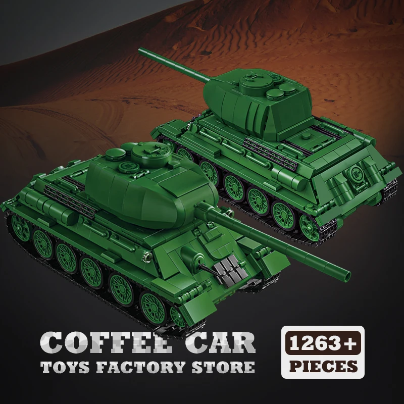 NEW Heavy Tank Building Blocks IS-2 Classic Series MOC Bricks T34-85 Medium Panzer Model WW2 Armored Car Toy Adult Children Gift
NEW Heavy Tank Building Blocks IS-2 Classic Series MOC Bricks T34-85 Medium Panzer Model WW2 Armored Car Toy Adult Children Gift