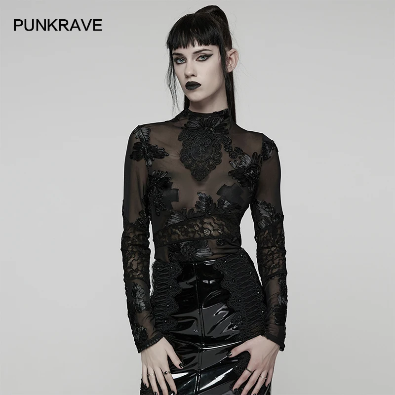 PUNK RAVE женская готическая 3D цветочная сетчатая кружевная майка в стиле ретро изысканные персонализированные романтические авангардные топы
PUNK RAVE женская готическая 3D цветочная сетчатая кружевная майка в стиле ретро изысканные персонализированные романтические авангардные топы