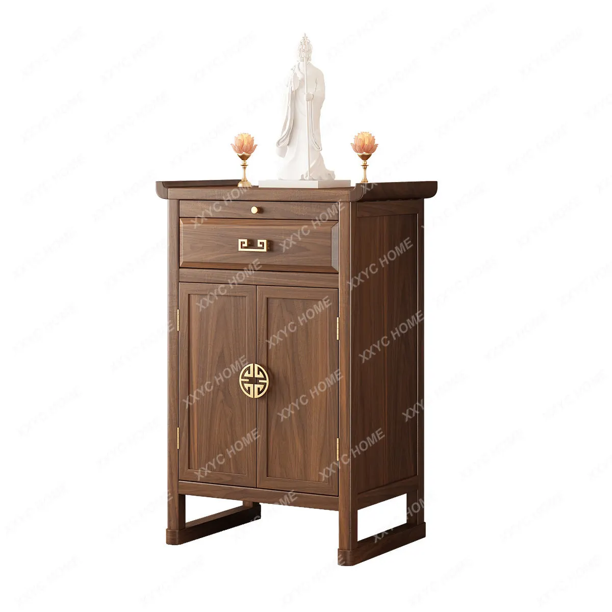 New Chinese-style offering table, Buddhist cabinet, Buddhist niche, Guanyin Bodhisattva, Gongtai, God of Wealth
New Chinese-style offering table, Buddhist cabinet, Buddhist niche, Guanyin Bodhisattva, Gongtai, God of Wealth