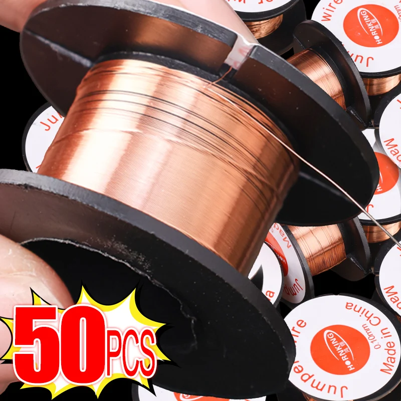 Wholesale Soldering Wire PCB Link Jumper Wire Maintenance Jump Line for Mobile Phone Computer PCB 0.1mm Welding Repair Tools
Wholesale Soldering Wire PCB Link Jumper Wire Maintenance Jump Line for Mobile Phone Computer PCB 0.1mm Welding Repair Tools