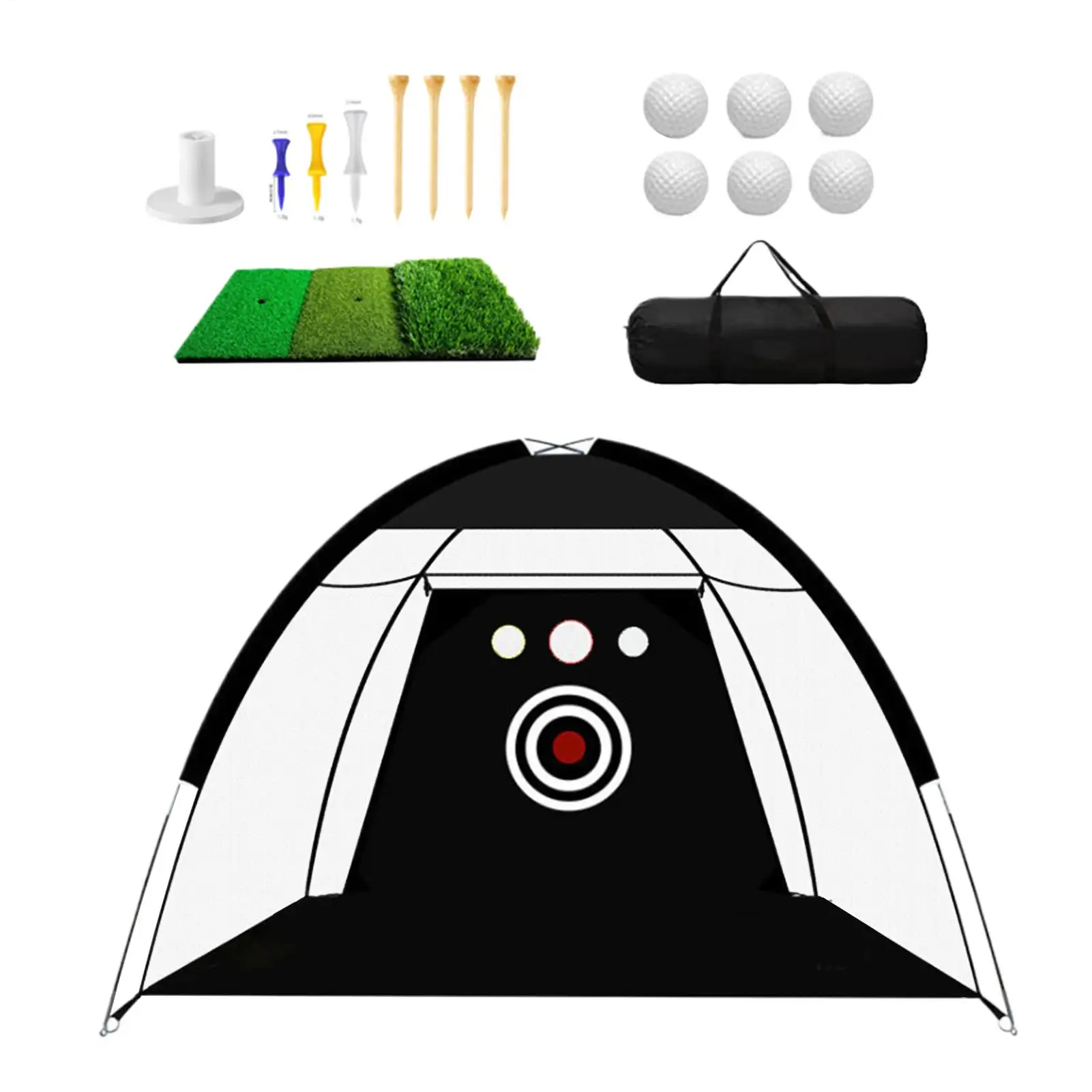Outdoor Golf Net Portable Outdoor Pitching Net Set Professional-Grade Foldable Training Aid Multi-functional Golfing Accessories
Outdoor Golf Net Portable Outdoor Pitching Net Set Professional-Grade Foldable Training Aid Multi-functional Golfing Accessories