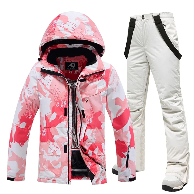 -30 Degree Ski Jackets Pants Women Winter Thick Warm Ski Suit Hot Ski Equipment Snowboard Jacket Waterproof Snow Costumes
-30 Degree Ski Jackets Pants Women Winter Thick Warm Ski Suit Hot Ski Equipment Snowboard Jacket Waterproof Snow Costumes