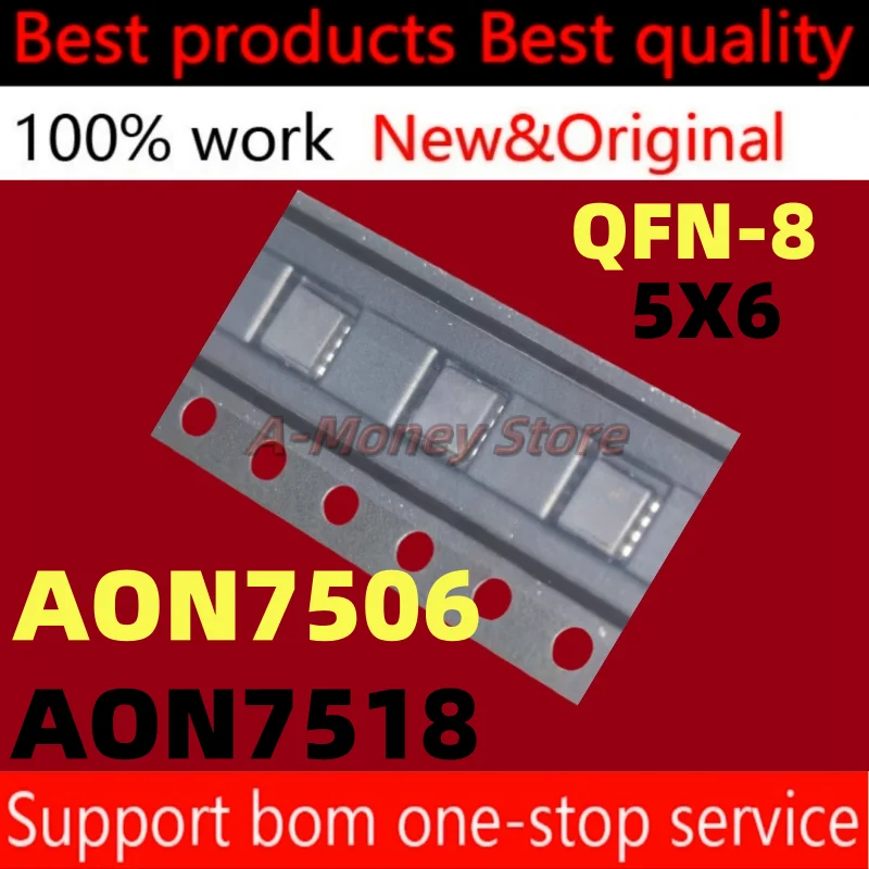 (5pcs) AON7518 AO7518 7518 AON7506 AO7506 7506 QFN-8
(5pcs) AON7518 AO7518 7518 AON7506 AO7506 7506 QFN-8