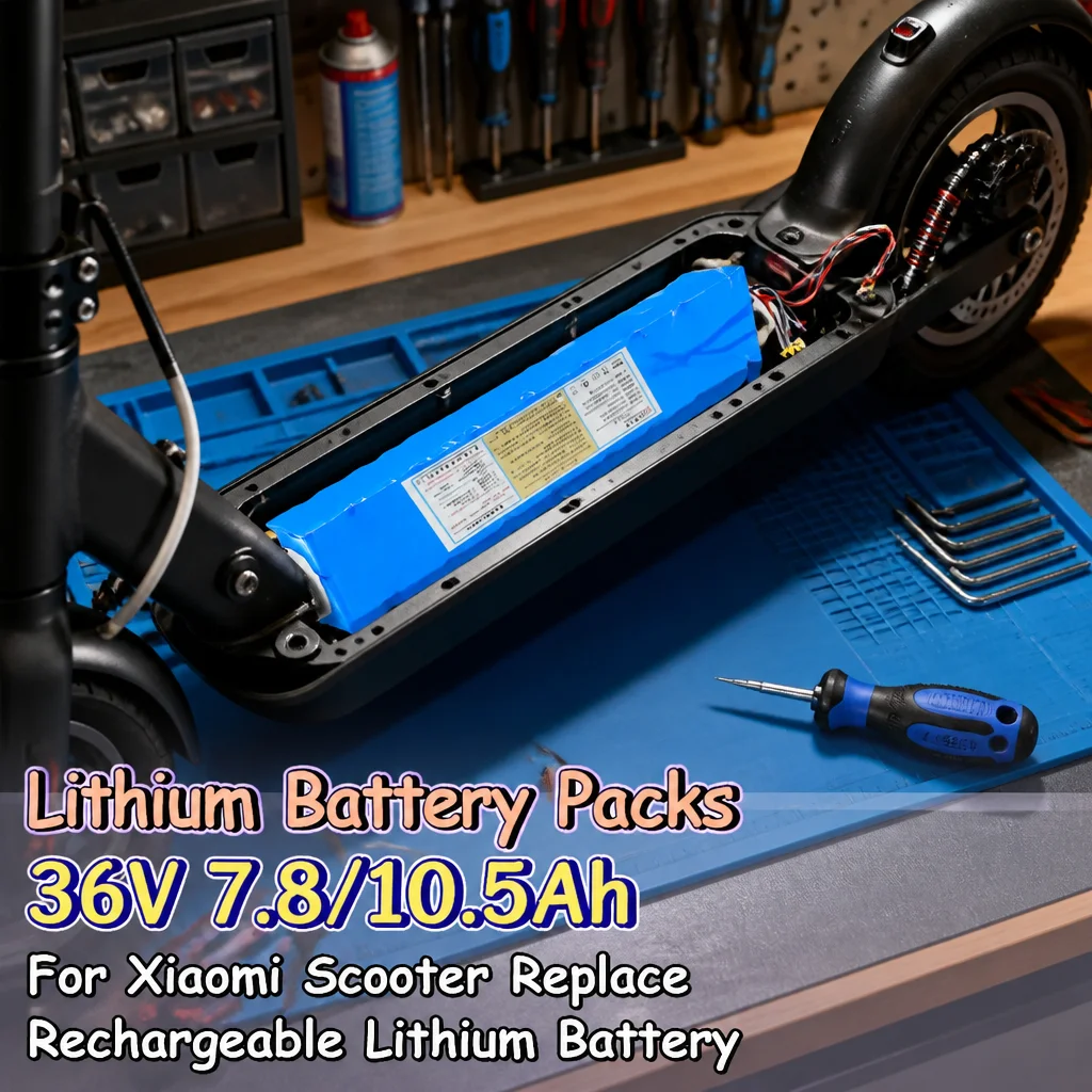 Lithium Battery Pack 36V7.8Ah 10.5Ah Built-in BMS Rechargeable Replacement Spare Battery For Xiaomi M365 Series Electric Scooter
Lithium Battery Pack 36V7.8Ah 10.5Ah Built-in BMS Rechargeable Replacement Spare Battery For Xiaomi M365 Series Electric Scooter