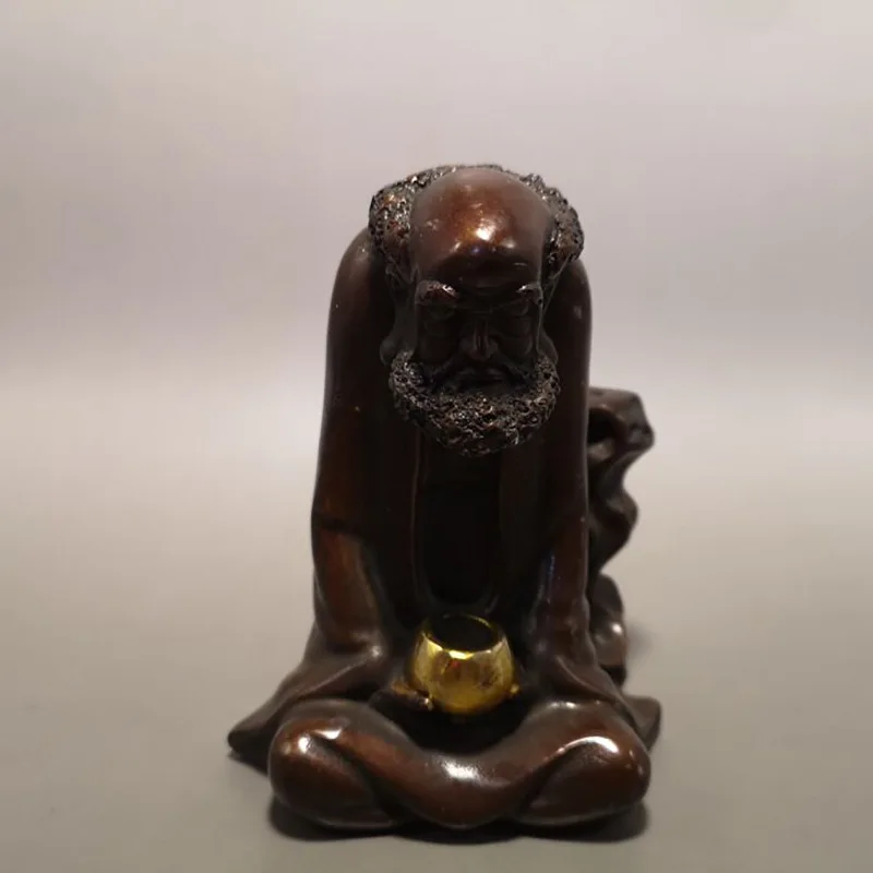 Antique Purple Color Copper Daruma Zen Master Backflow Home Decor Incense Burner Ornament
Antique Purple Color Copper Daruma Zen Master Backflow Home Decor Incense Burner Ornament