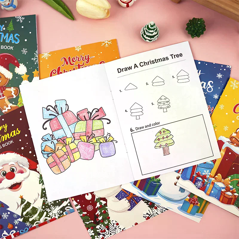 8pcs Christmas Coloring Books For Kids Xmas Goodie Bags Stockings Gifts Christmas Party Favors Fun Holiday Supplies
8pcs Christmas Coloring Books For Kids Xmas Goodie Bags Stockings Gifts Christmas Party Favors Fun Holiday Supplies