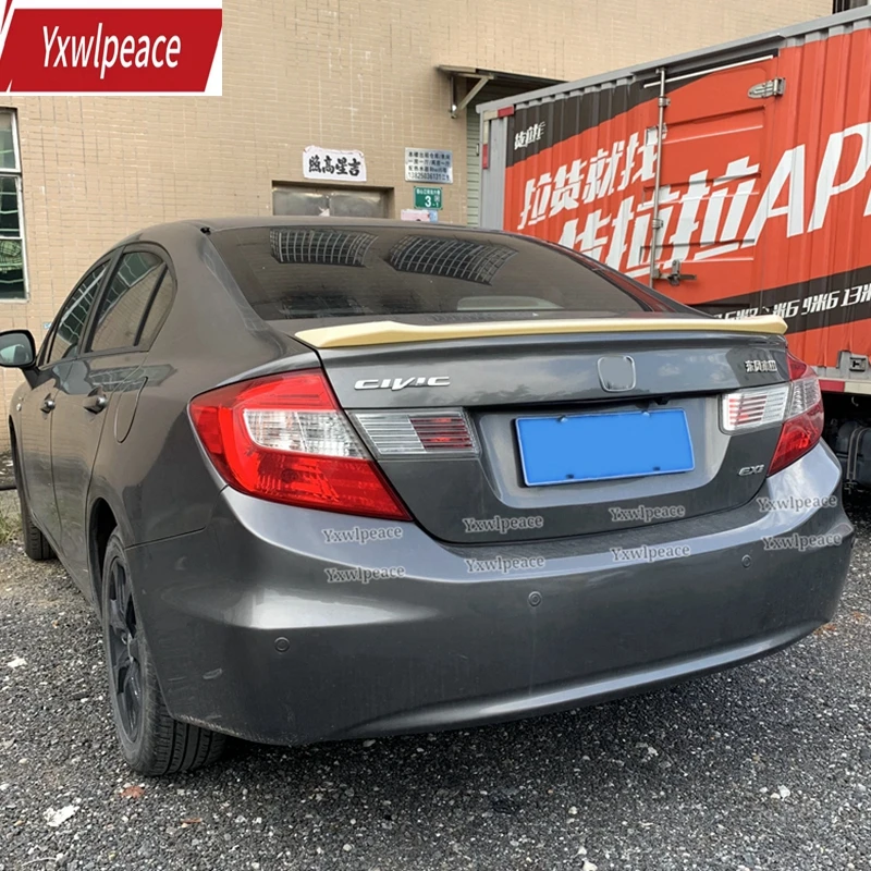 For Honda Civic Spoiler 2012 2013 ABS Plastic Material Unpainted Color Rear Trunk Lip Spoiler Wing
For Honda Civic Spoiler 2012 2013 ABS Plastic Material Unpainted Color Rear Trunk Lip Spoiler Wing