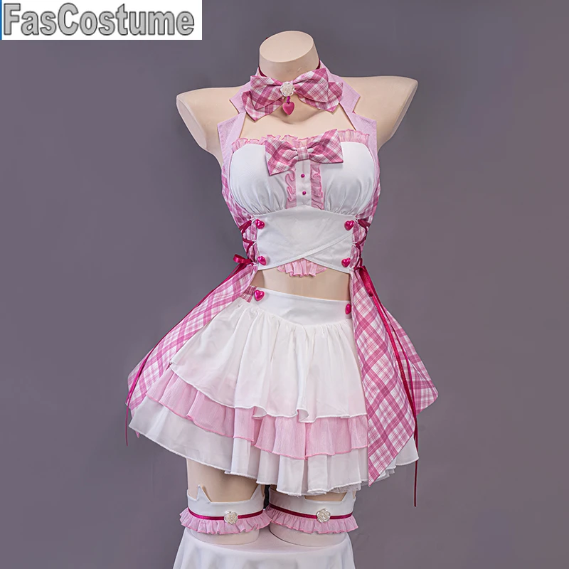 FasCostume Chocola Косплей Костюм на Хэллоуин Новый костюм горничной идола Catgirl Платье Choc Choc Neste/Vanillaa Театральный костюм
FasCostume Chocola Косплей Костюм на Хэллоуин Новый костюм горничной идола Catgirl Платье Choc Choc Neste/Vanillaa Театральный костюм