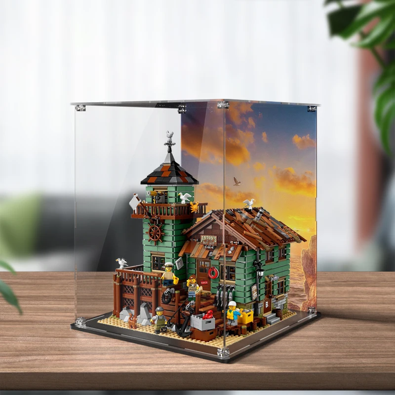 Новая акриловая витрина для Lego 21310, старый рыболовный магазин, пылезащитный прозрачный витрина (набор игрушечных кирпичей в комплект не входит
Новая акриловая витрина для Lego 21310, старый рыболовный магазин, пылезащитный прозрачный витрина (набор игрушечных кирпичей в комплект не входит