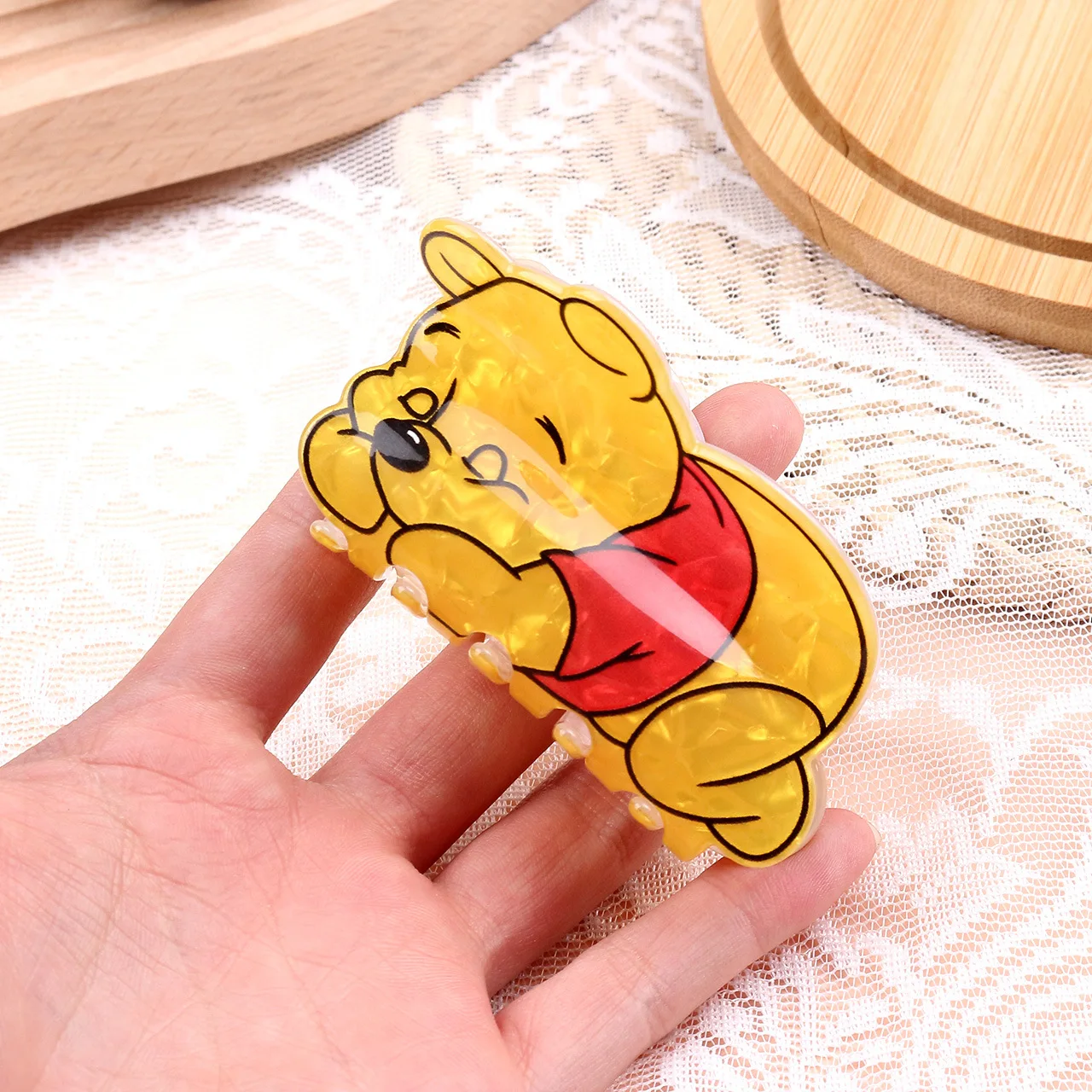 Disney Winnie the Pooh Cute Hundred Cartoon Grab Clip Bear Hair Clip Girl Heart Ponytail Plate Hair Clip Girl Gift
Disney Winnie the Pooh Cute Hundred Cartoon Grab Clip Bear Hair Clip Girl Heart Ponytail Plate Hair Clip Girl Gift