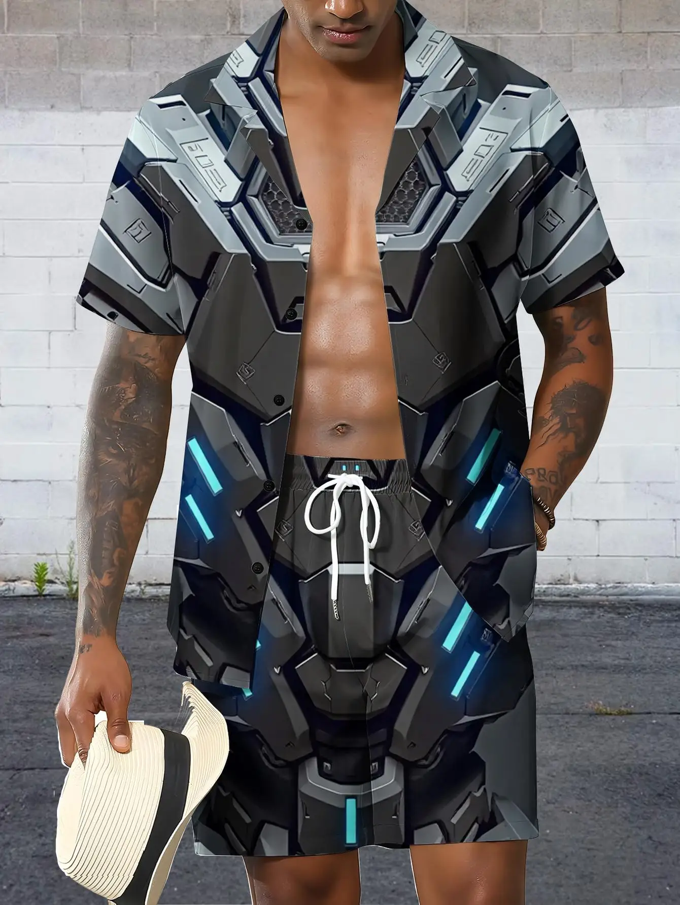 Men's Shirt Sets 2026 Spring/Summer 3D Printed 2 piece set jogging suit sweat suit Graphic men's suits Tracksuit men
Men's Shirt Sets 2026 Spring/Summer 3D Printed 2 piece set jogging suit sweat suit Graphic men's suits Tracksuit men