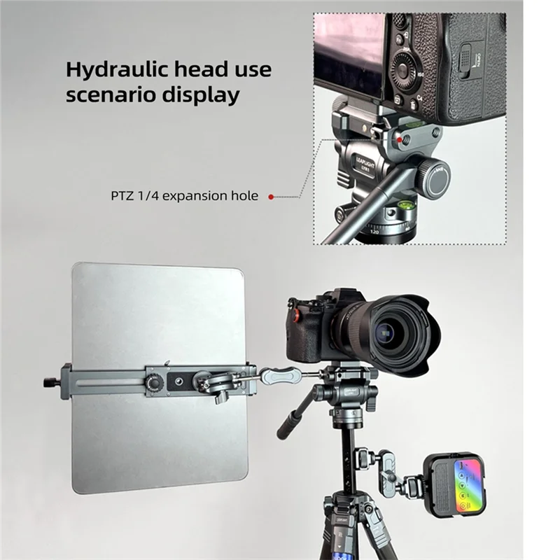 F38 Quick Release Fluid Video Pan-Tilt 360°Panoramic Gimbal Pan-Tilt Tilt 145° With Detachable Handle For Tripod Filming-ABIU
F38 Quick Release Fluid Video Pan-Tilt 360°Panoramic Gimbal Pan-Tilt Tilt 145° With Detachable Handle For Tripod Filming-ABIU