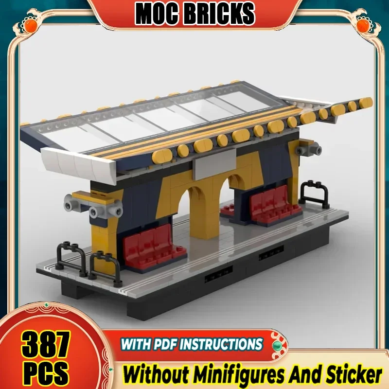 City Street View Series Moc Building Bricks Train Stop Model Building Technology Modular Railway Block DIY Toy Holiday Gifts
City Street View Series Moc Building Bricks Train Stop Model Building Technology Modular Railway Block DIY Toy Holiday Gifts
