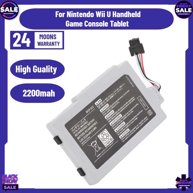 10pcs 3.7v Wup-013 Suitable for Nintendo Wii U Handheld Game Console Tablet Wup-001 002 with Built-in Capacity
10pcs 3.7v Wup-013 Suitable for Nintendo Wii U Handheld Game Console Tablet Wup-001 002 with Built-in Capacity