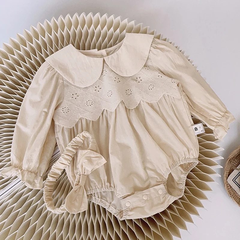 Spring Autumn Korean Style Climbing Suit Infant Baby Girls Jumpsuit+Hair band Long Sleeved Cotton Solid Color Children Clothes
Spring Autumn Korean Style Climbing Suit Infant Baby Girls Jumpsuit+Hair band Long Sleeved Cotton Solid Color Children Clothes