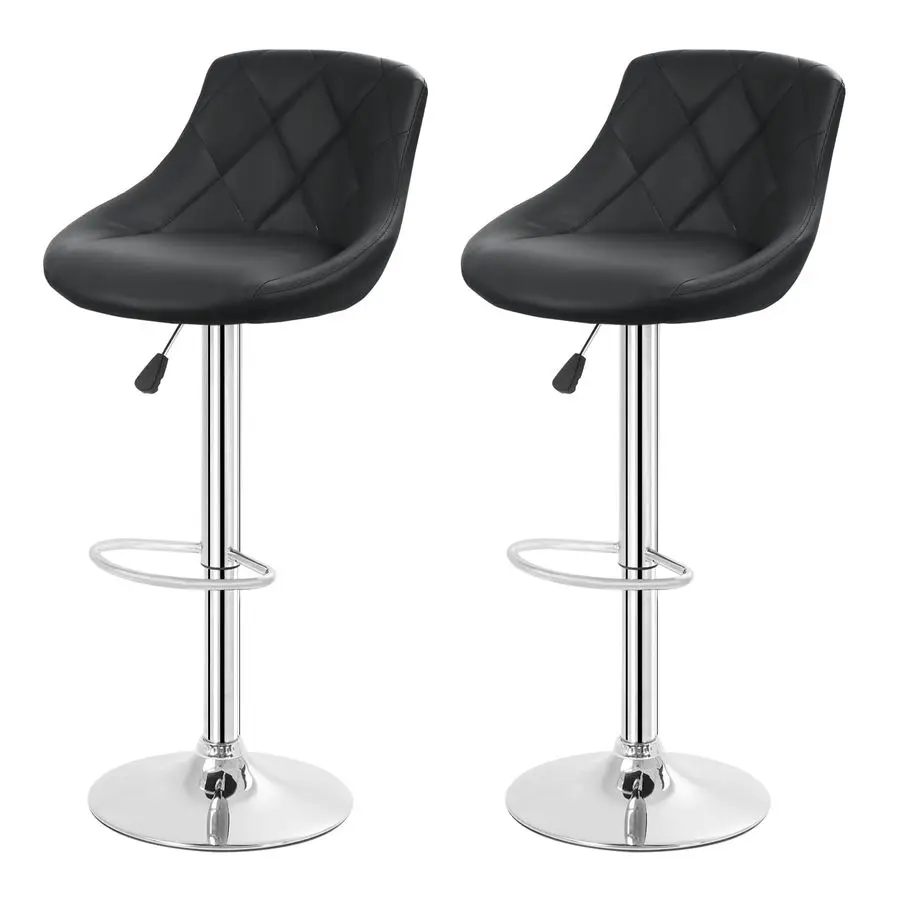 Swivel Bar Stools Set of 219"D x 19"W x 41"H Height Adjustable PU Leather Kitchen Counter Chairs with Backrest
Swivel Bar Stools Set of 219"D x 19"W x 41"H Height Adjustable PU Leather Kitchen Counter Chairs with Backrest