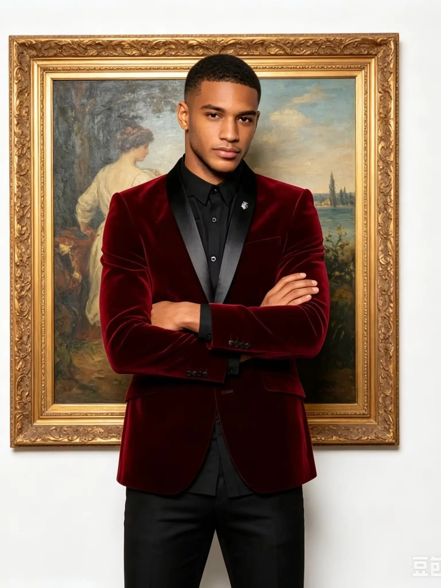 (Only Coat) Burgundy Velvet Men's Suit Blazer Prom Tuxedos Shawl Lapel Single Breasted One Button Jacket Bussiness/Wedding Coat
(Only Coat) Burgundy Velvet Men's Suit Blazer Prom Tuxedos Shawl Lapel Single Breasted One Button Jacket Bussiness/Wedding Coat