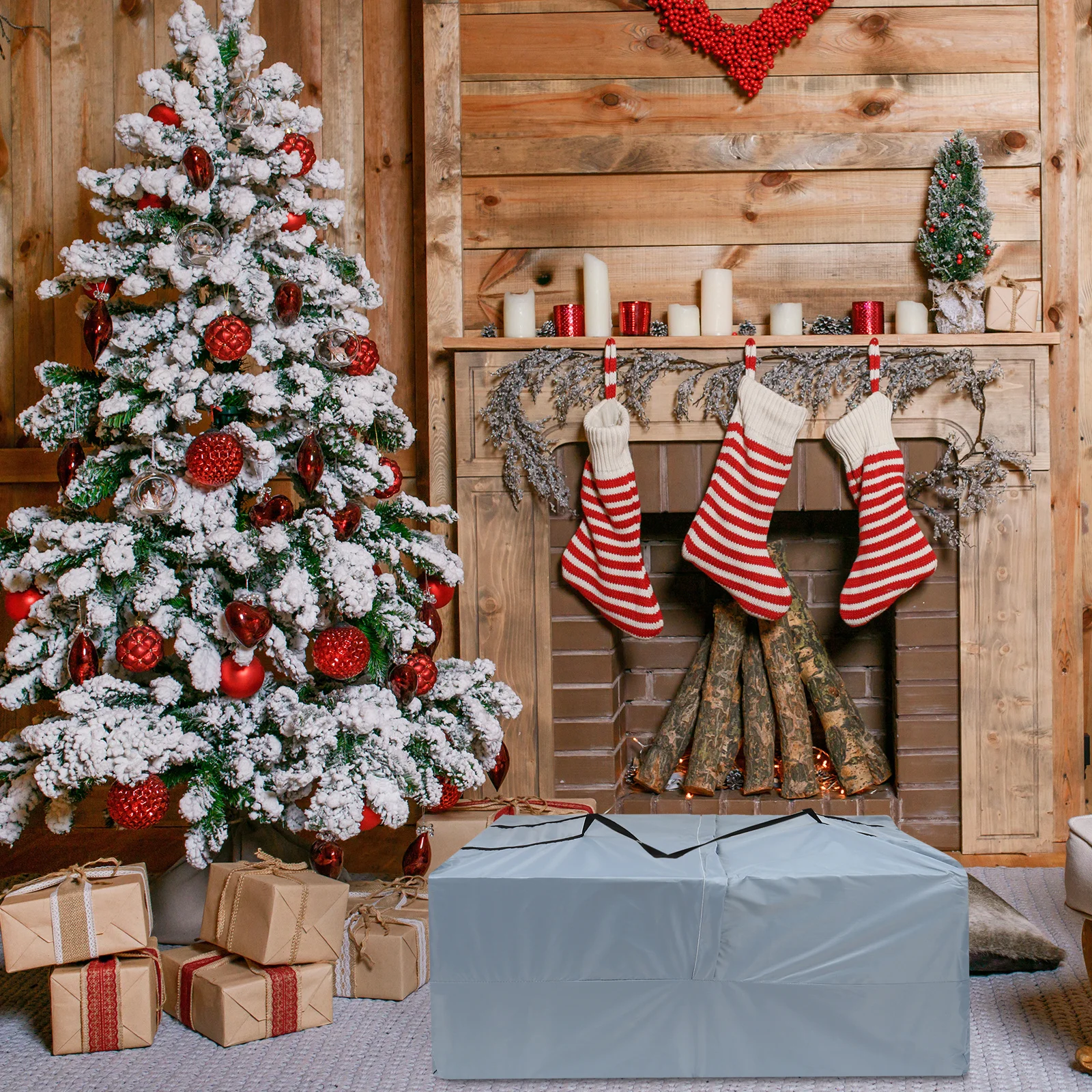 1Pcs Christmas Tree Storage Bag Heavy Duty Polyester Material Large Capacity Portable Home Storage Pouch for Xmas Tree
1Pcs Christmas Tree Storage Bag Heavy Duty Polyester Material Large Capacity Portable Home Storage Pouch for Xmas Tree