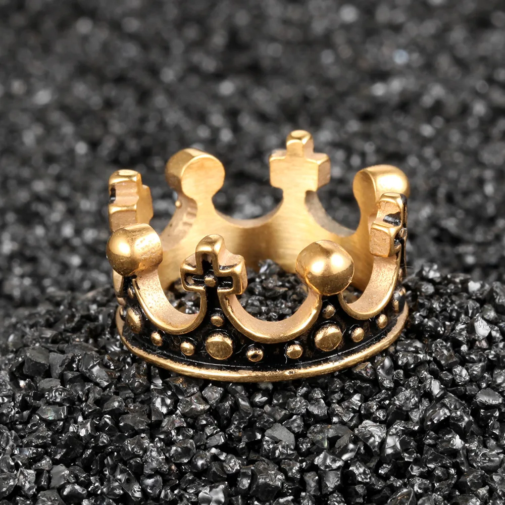 316L Stainless Steel Vintage Royal Crown Man Men Rings Punk Rock Hip Hop Creativity for Male Boyfriend Jewelry Accessories Gift
316L Stainless Steel Vintage Royal Crown Man Men Rings Punk Rock Hip Hop Creativity for Male Boyfriend Jewelry Accessories Gift