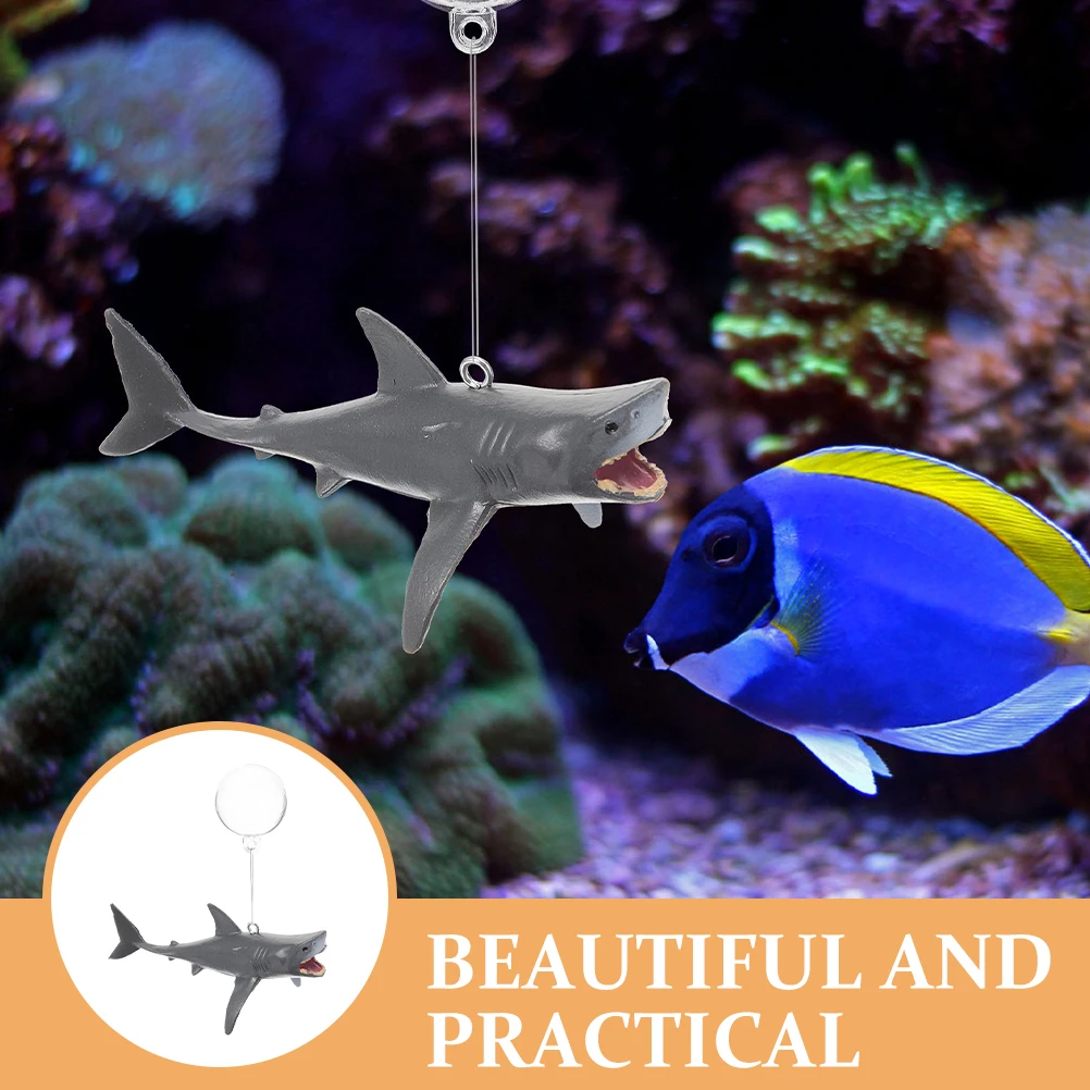 Shark Suspension Decoration Fish Tank Realistic PVC Floating Marine Animal Figurine Aquarium Layout Prop Non Interference Fish
Shark Suspension Decoration Fish Tank Realistic PVC Floating Marine Animal Figurine Aquarium Layout Prop Non Interference Fish