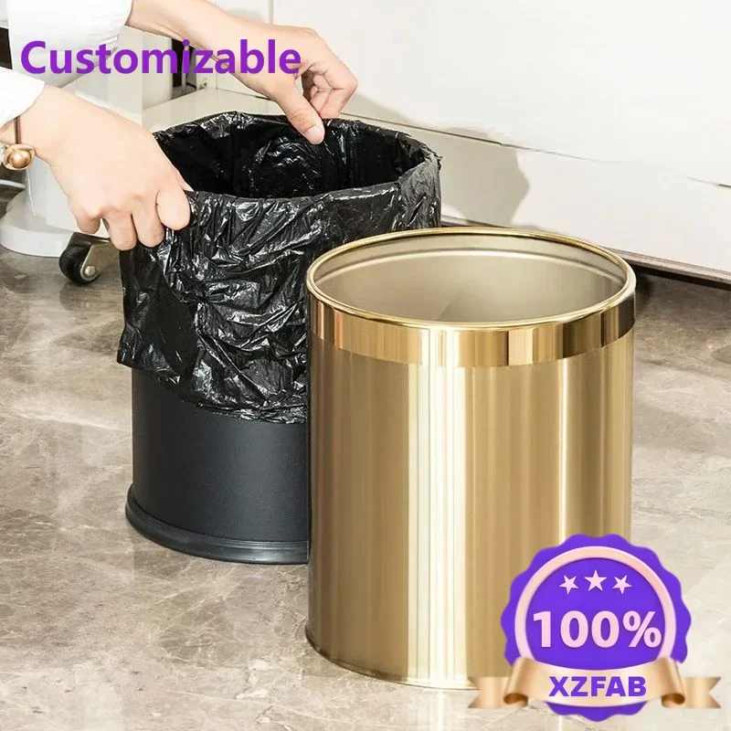 Factory Direct 2026 Luxury Golden Dustbin Morden Trash Can Odor Proof Waste Bucket Hotel Cleaning Tools for Home Kitchen
Factory Direct 2026 Luxury Golden Dustbin Morden Trash Can Odor Proof Waste Bucket Hotel Cleaning Tools for Home Kitchen
