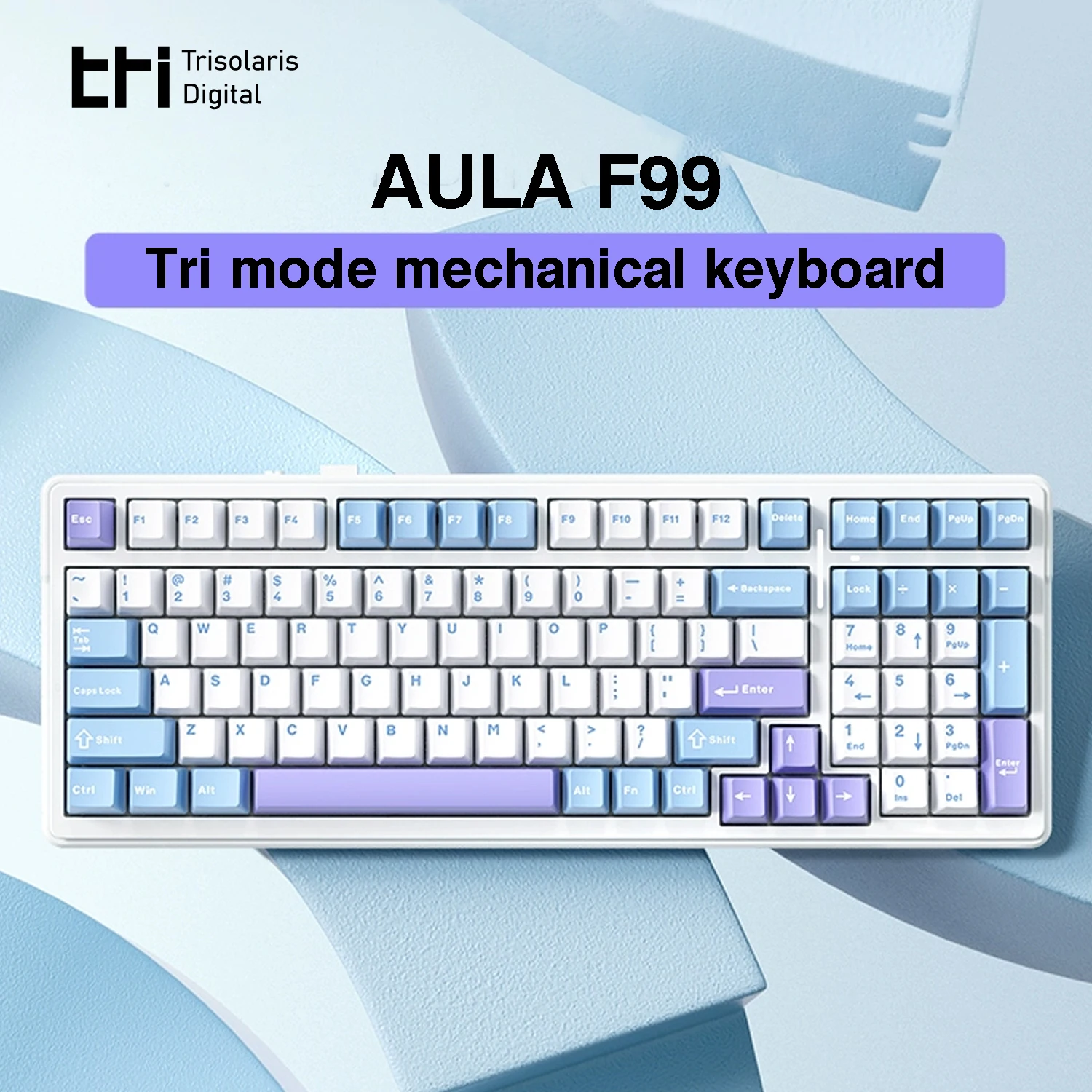 AULA F99 Mechanical Keyboard Three Mode Wireless Gaming Keyboard Hot Swap Gasket RGB 8000mAh Ergonomics Pc Gamer Keyboard
AULA F99 Mechanical Keyboard Three Mode Wireless Gaming Keyboard Hot Swap Gasket RGB 8000mAh Ergonomics Pc Gamer Keyboard