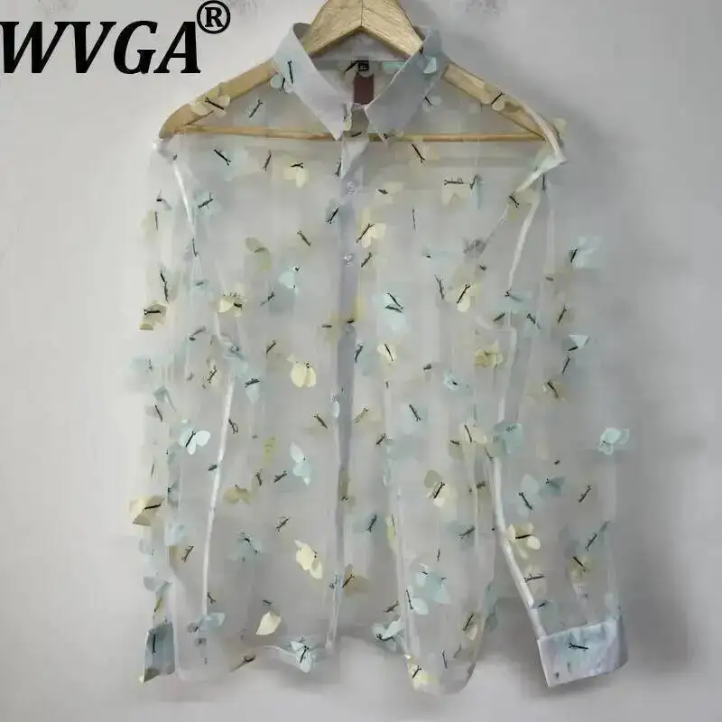 WVGA Men's Summer New Fresh Stylish Three-dimensional Embroidery Sheer Mesh Loose-fitting Shirt Niche Chic Casual Top Ins W22901
WVGA Men's Summer New Fresh Stylish Three-dimensional Embroidery Sheer Mesh Loose-fitting Shirt Niche Chic Casual Top Ins W22901