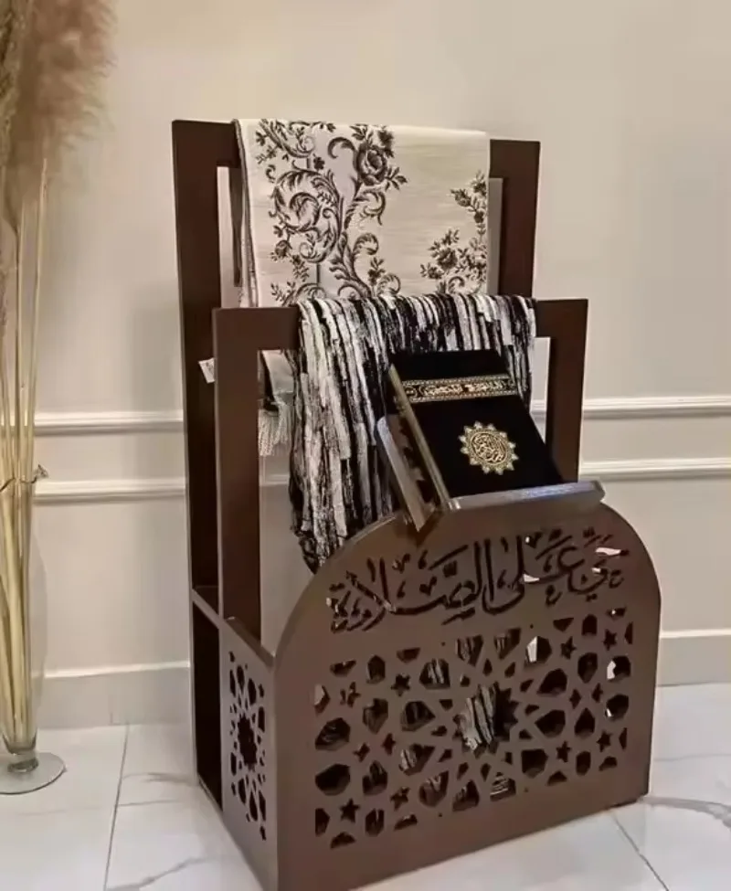 【Best-selling】Decoration Quran Shelf Prayer Mat Organizer With Shelf Islamic Wooden Praying Stand
【Best-selling】Decoration Quran Shelf Prayer Mat Organizer With Shelf Islamic Wooden Praying Stand