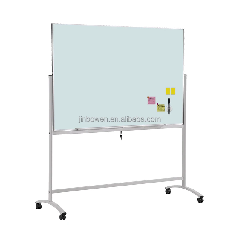 KBW Mobile Glass Whiteboard Stand Double Side Large Rolling White Board Easel Magnetic Glass Dry Erase Board on Wheel for Office
KBW Mobile Glass Whiteboard Stand Double Side Large Rolling White Board Easel Magnetic Glass Dry Erase Board on Wheel for Office