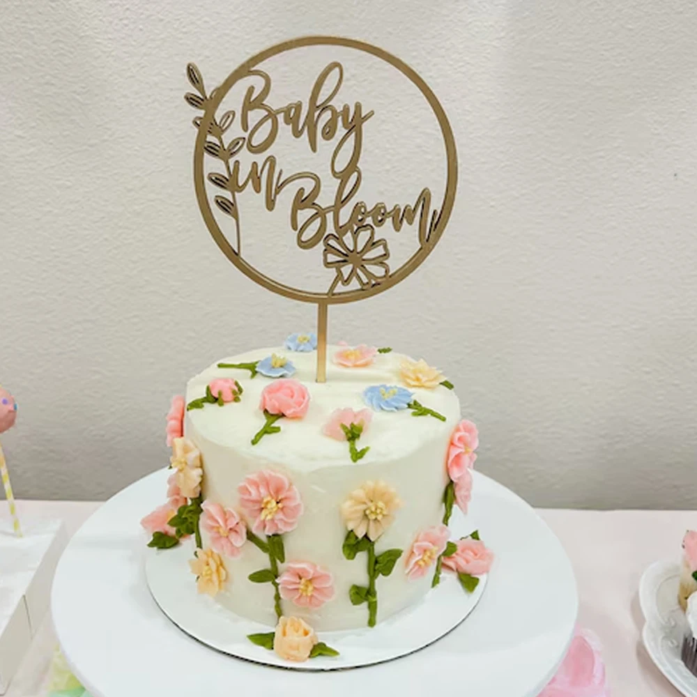 Baby in Bloom Flower Cake Topper Baby in Bloom Shower Floral Baby shower cake sign Baby shower Gender Reveal Decorations
Baby in Bloom Flower Cake Topper Baby in Bloom Shower Floral Baby shower cake sign Baby shower Gender Reveal Decorations