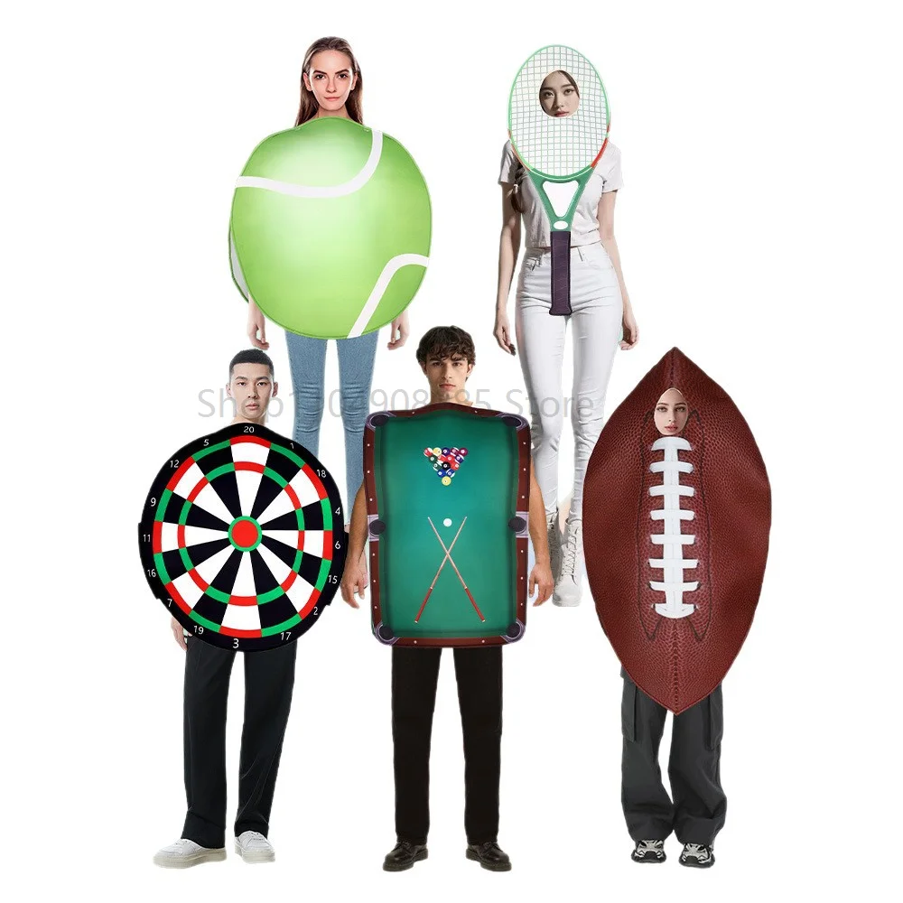 Carnival Tennis Rugby Billiards Cosplay Costumes Activities Performance Outfits Sportswear Dress Up Festival Party Clothes
Carnival Tennis Rugby Billiards Cosplay Costumes Activities Performance Outfits Sportswear Dress Up Festival Party Clothes