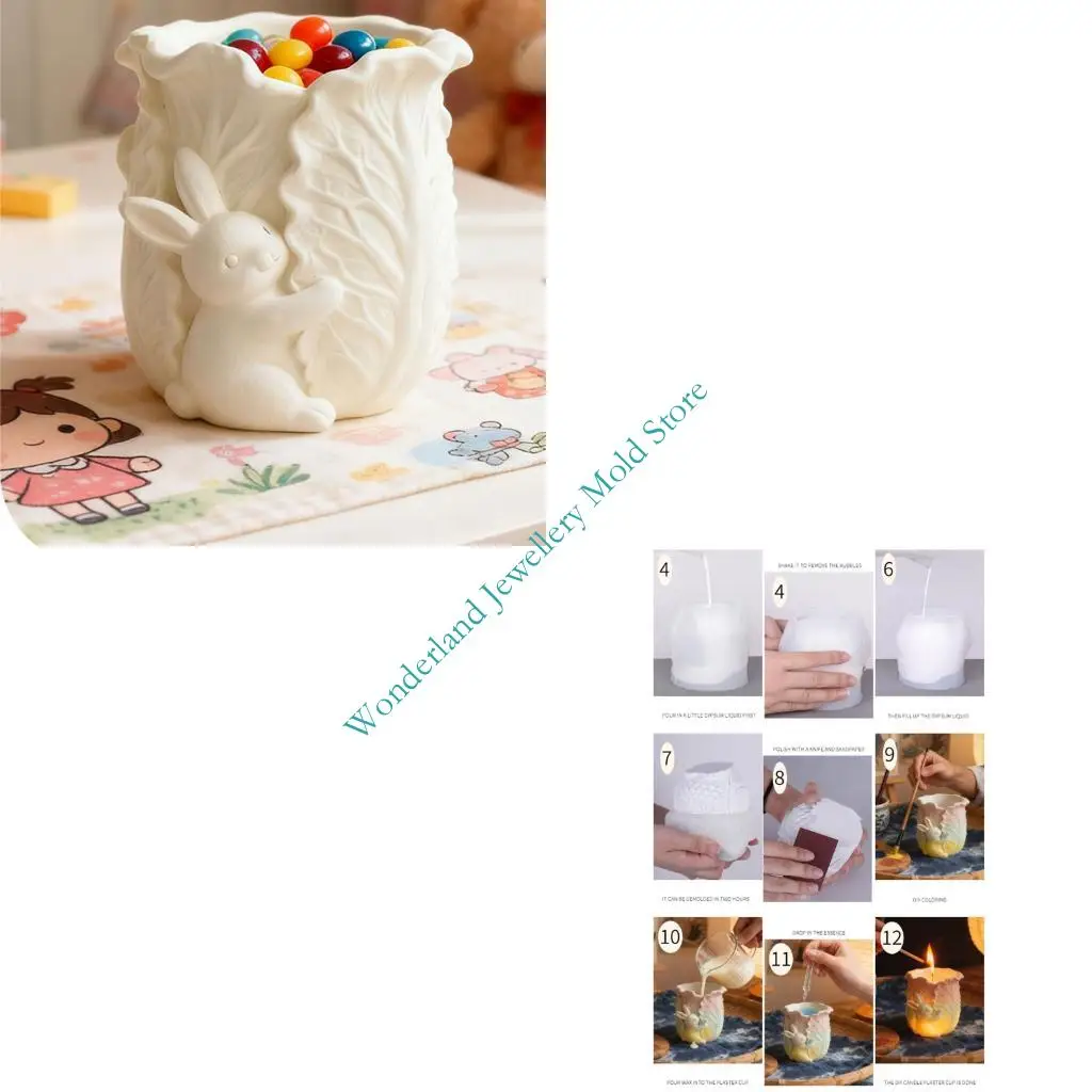 H7EB Sturdy Rabbits Shaped Silicone Mould Jewelry Casting Container For Unique Gifts
H7EB Sturdy Rabbits Shaped Silicone Mould Jewelry Casting Container For Unique Gifts