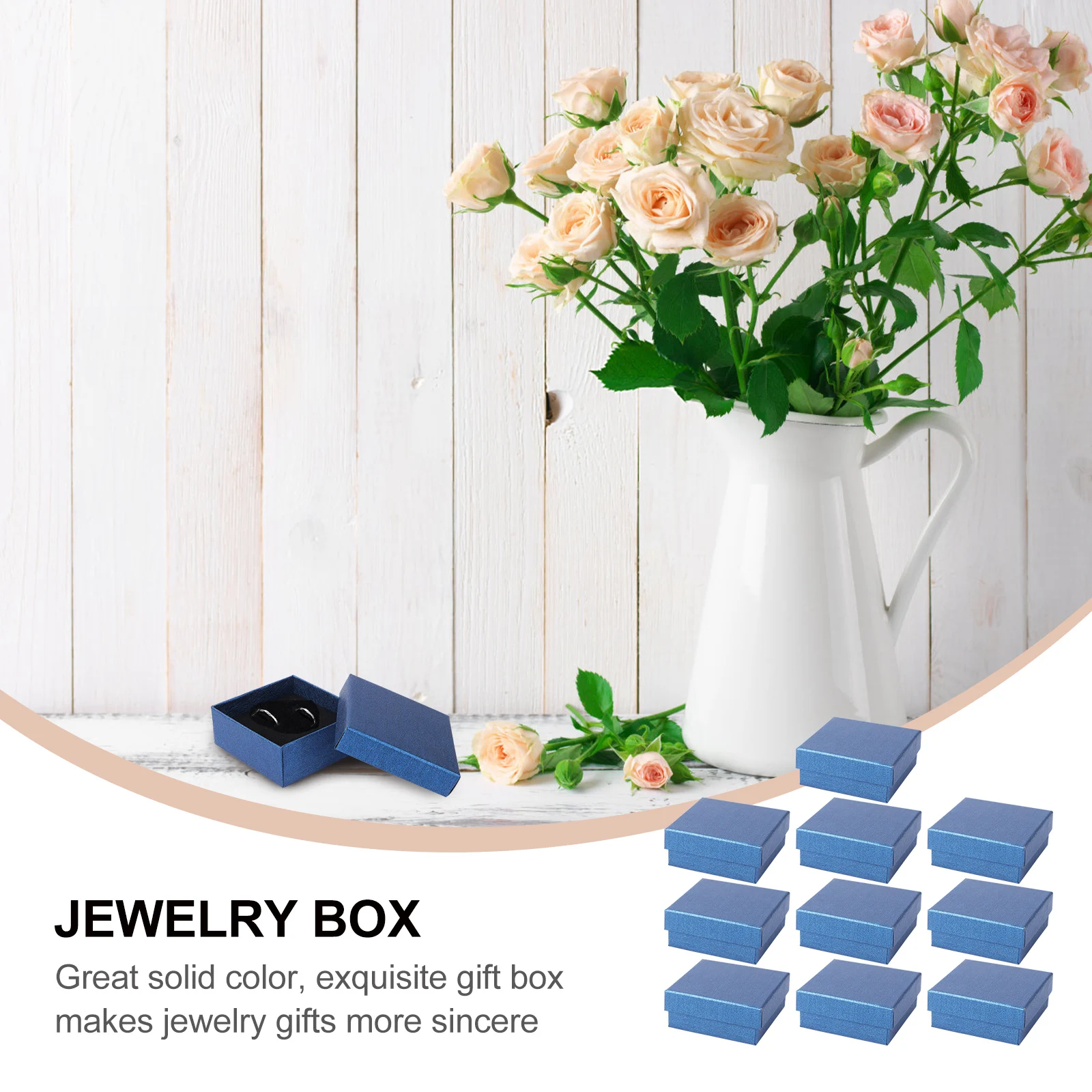 10pcs Jewelry Storage Box Earrings Necklace Ring Bracelet Organizer Design Premium Eco-Friendly Ornament Container
10pcs Jewelry Storage Box Earrings Necklace Ring Bracelet Organizer Design Premium Eco-Friendly Ornament Container