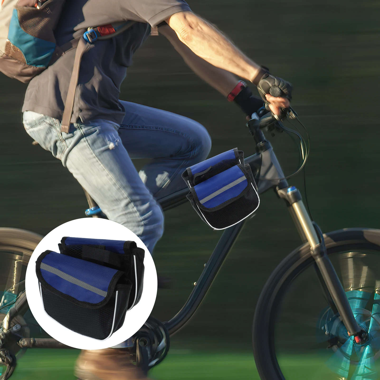 Bicycle Bag Lightweight Waterproof Handlebar Bag For Road Bike Long Ride Storage With Reflective Stripes
Bicycle Bag Lightweight Waterproof Handlebar Bag For Road Bike Long Ride Storage With Reflective Stripes