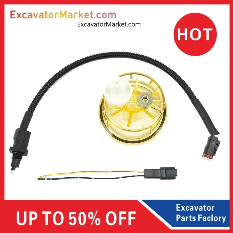 Excavator Parts For Komatsu Pc200/210/220/240-8 Oil-water Separator Water Cup Sensor Excavator Accessories
Excavator Parts For Komatsu Pc200/210/220/240-8 Oil-water Separator Water Cup Sensor Excavator Accessories