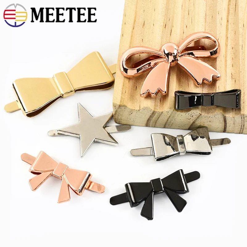 10Pcs Meetee Metal Bow-knot Buckles Handbag Decorative Label Tag Buckle Shoes Clasp Purses Labels DIY Leather Crafts Accessories
10Pcs Meetee Metal Bow-knot Buckles Handbag Decorative Label Tag Buckle Shoes Clasp Purses Labels DIY Leather Crafts Accessories