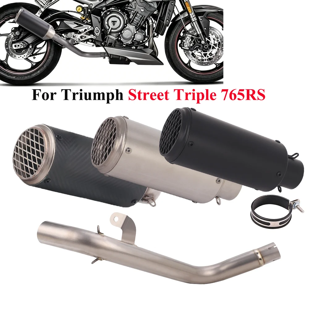 Exhaust Syste For Triumph Street Triple 765RS 2017-2025 Motorcycle Exhaust Escape Muffler 765rs Exhaust Titanium Mid Link Pipe
Exhaust Syste For Triumph Street Triple 765RS 2017-2025 Motorcycle Exhaust Escape Muffler 765rs Exhaust Titanium Mid Link Pipe