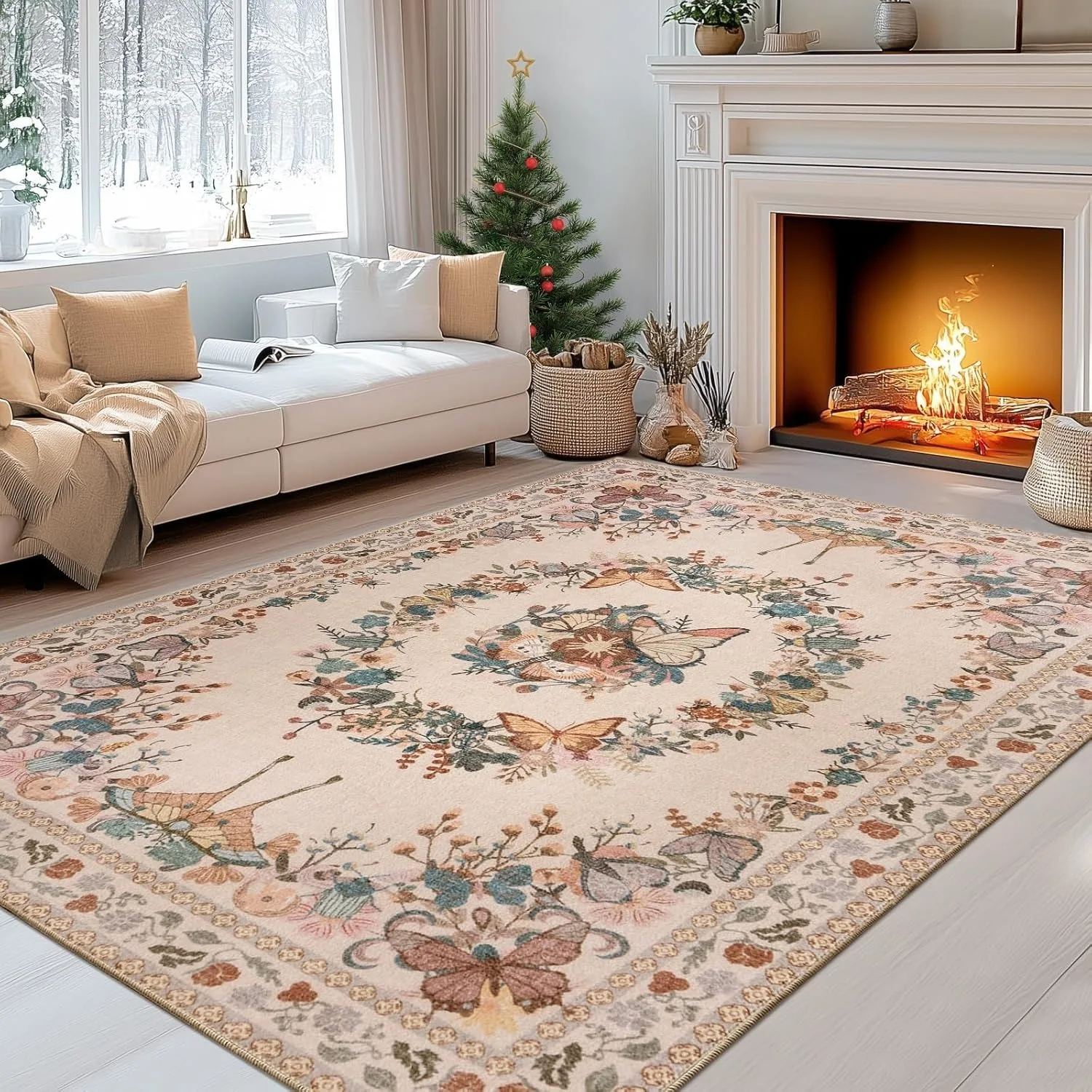 Flower Living Room Carpet Light Luxury Home Decoration Bedroom Bedside Rugs Large Size Machine Washable Foldable Floor Mat
Flower Living Room Carpet Light Luxury Home Decoration Bedroom Bedside Rugs Large Size Machine Washable Foldable Floor Mat