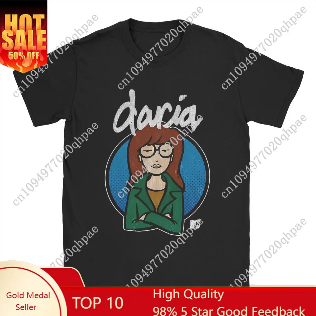 Men Vintage Wonder Cartoon D-Darias Movie T Shirt Strong Woman Bravery MTV Cotton merchandise Short Sleeve Tees Printed T-Shirt
Men Vintage Wonder Cartoon D-Darias Movie T Shirt Strong Woman Bravery MTV Cotton merchandise Short Sleeve Tees Printed T-Shirt