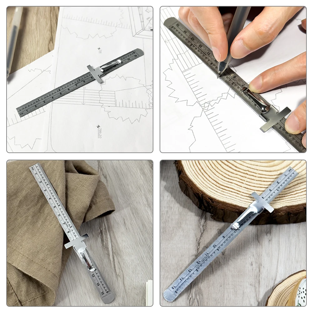 Sewing Ruler Stainless Steel Pocket Measure 6 Inch 15cm Straight Metal Gauge for T Shirt Craft Projects
Sewing Ruler Stainless Steel Pocket Measure 6 Inch 15cm Straight Metal Gauge for T Shirt Craft Projects